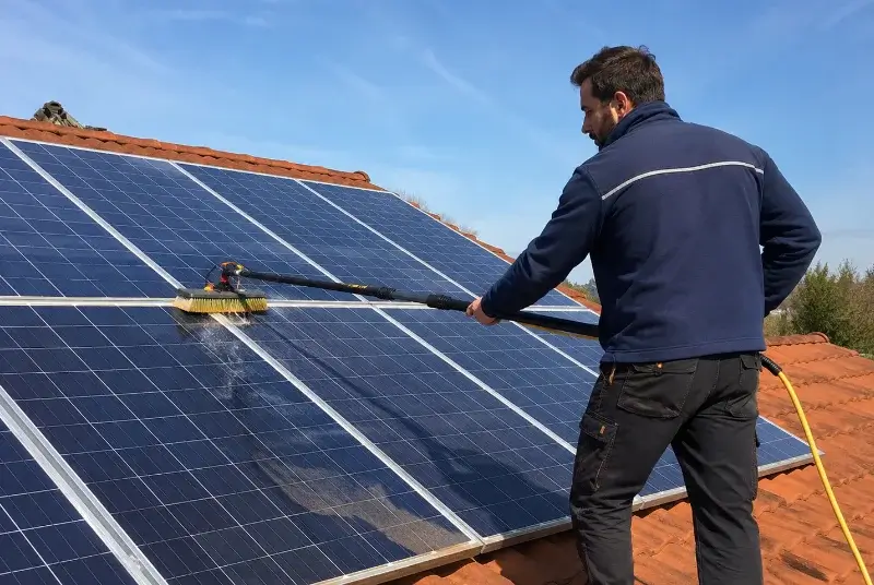 Nettoyage et entretien de panneaux solaires à Font-Romeu-Odeillo-Via
